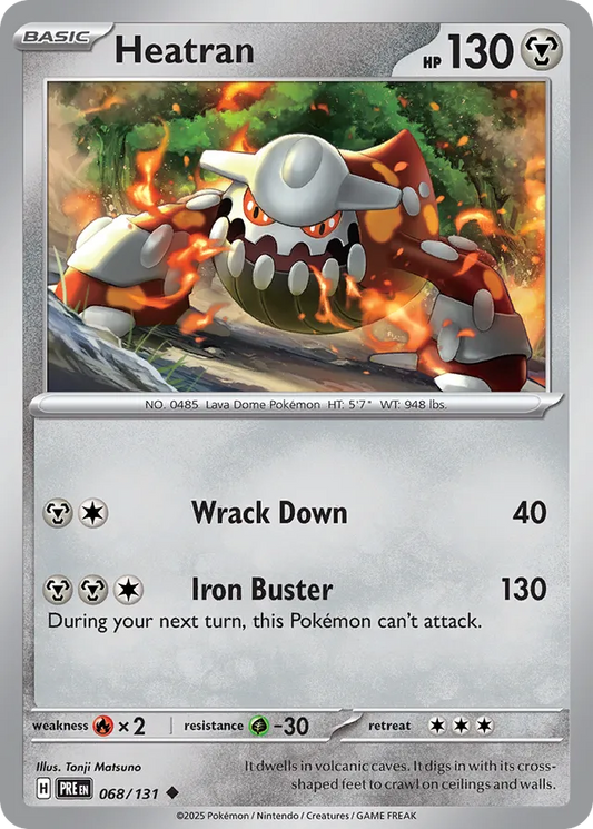 Heatran Reverse Holo 068/131