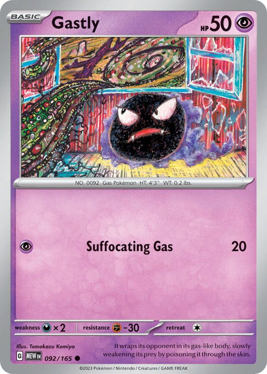 Gastly Reverse Holo 092/165