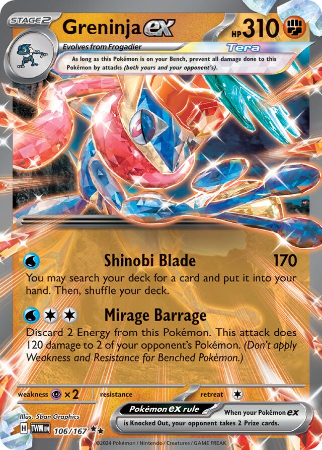 Greninja EX 106/167