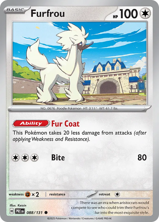 Furfrou Reverse Holo 088/131