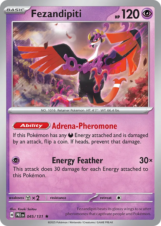 Fezandipiti Reverse Holo 045/131