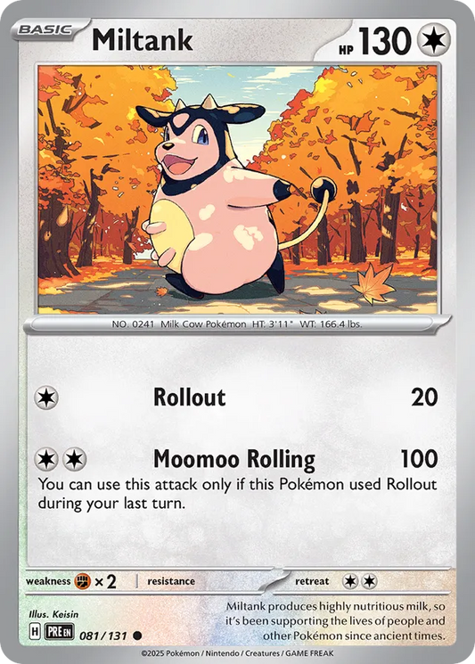 Miltank Reverse Holo 081/131