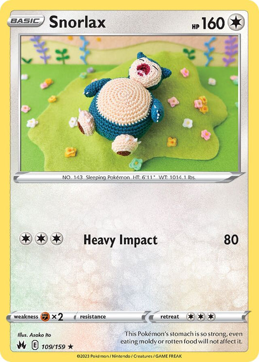 Snorlax Reverse Holo 109/159