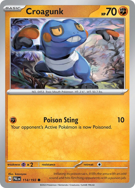 Croagunk Reverse Holo 114/193