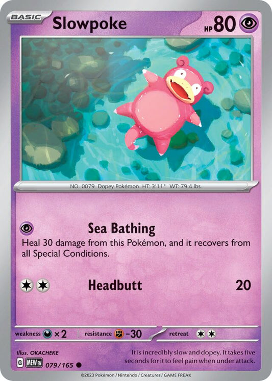 Slowpoke Reverse Holo 079/165