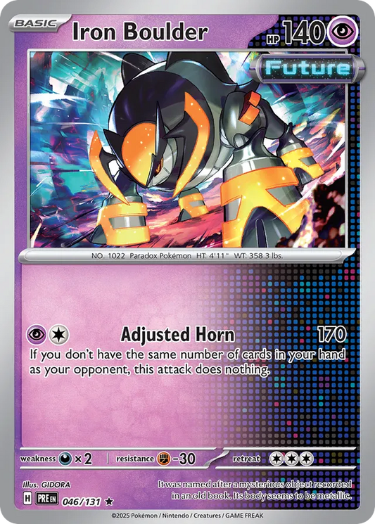 Iron Boulder Reverse Holo 046/131