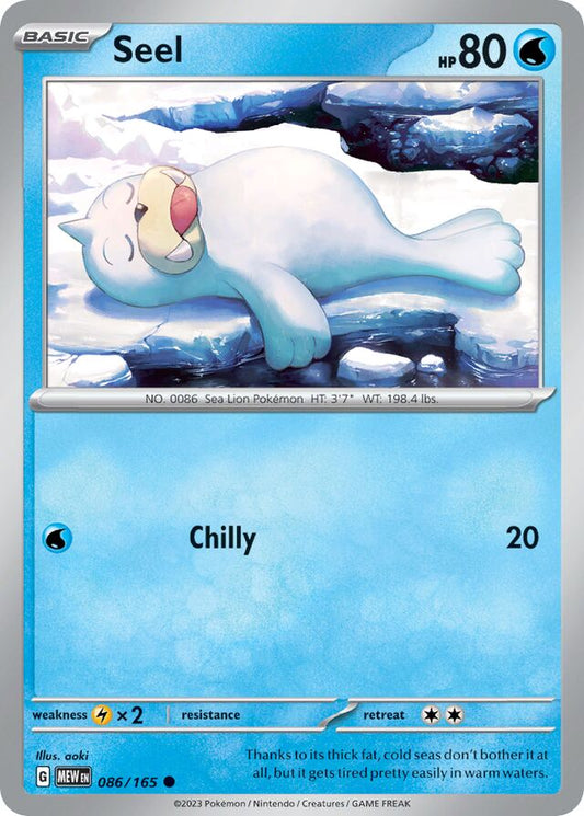Seel Reverse Holo 086/165